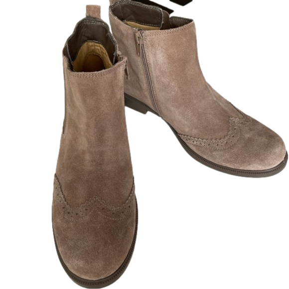 hotter Shoes - NWOB Hotter County Chelsea Boot Tan Suede US Size 9